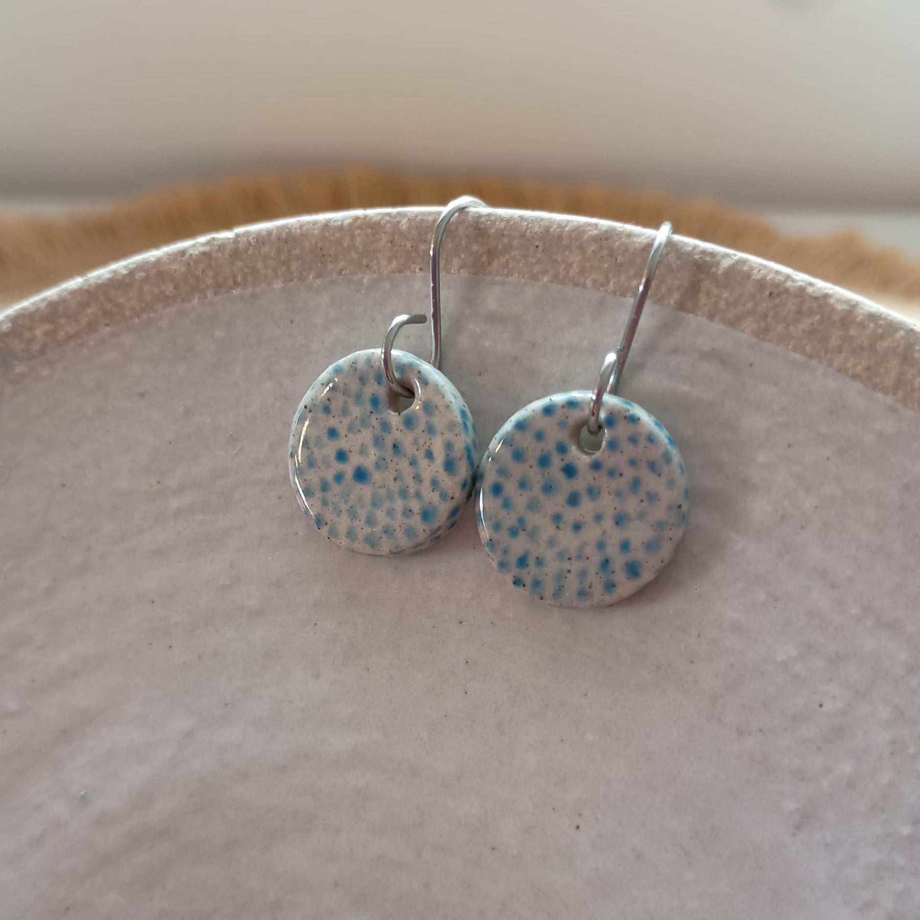Small Blue Dotted Drops
