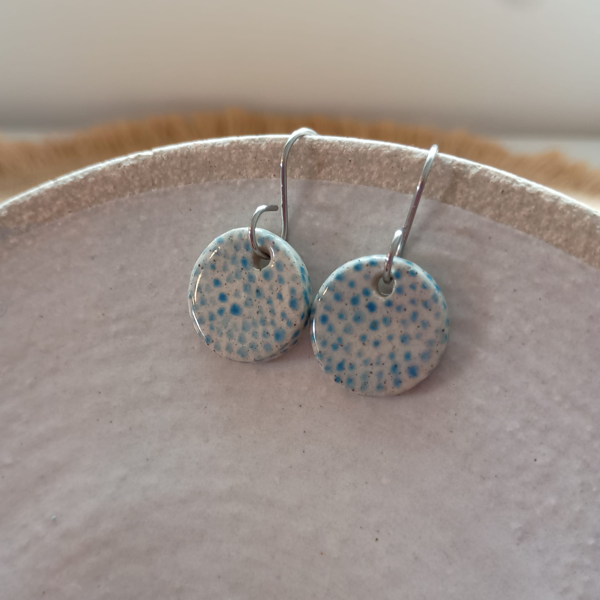 Small Blue Dotted Drops
