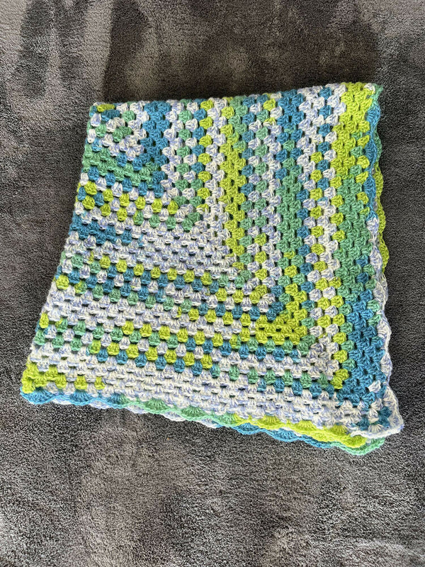 Crochet | Blanket / Throw | Various Styles | Greens
