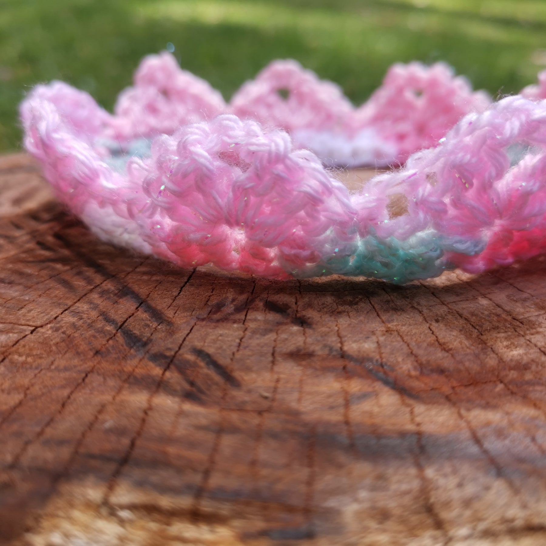 Sparkly Baby Crochet Crown