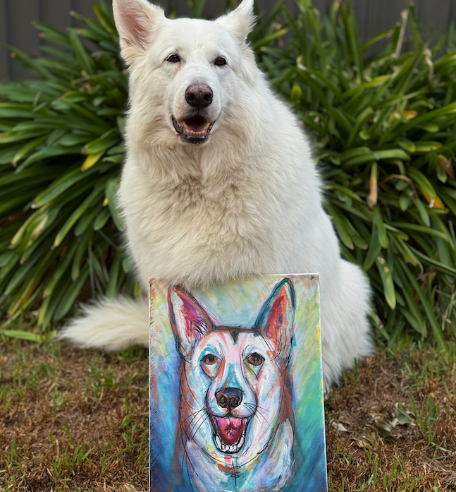 Large 12x16 - Pet portrait from Photograph