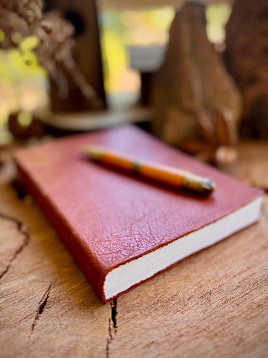 Soul Weaver's Field Book - A5 Tan Leather Journal