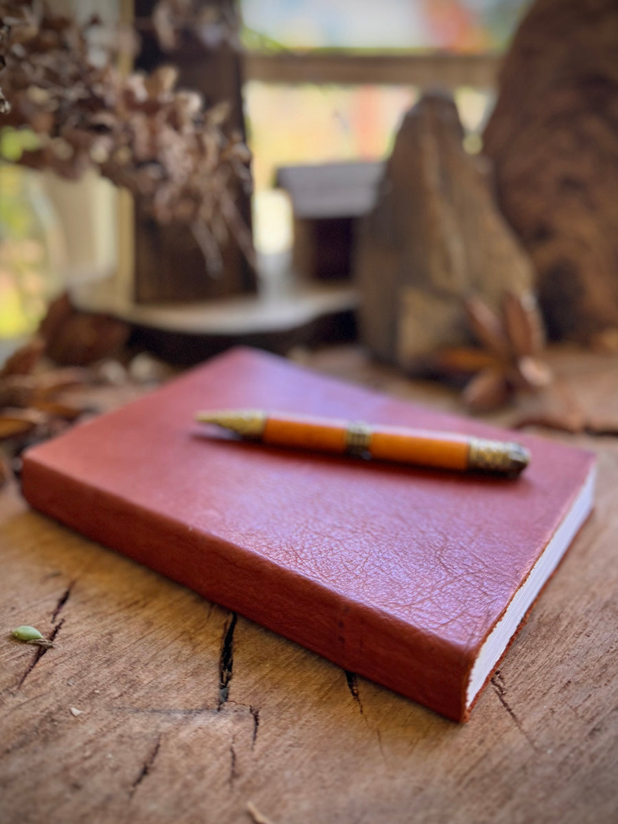 Soul Weaver's Field Book - A5 Tan Leather Journal