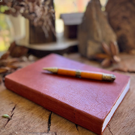 Soul Weaver's Field Book - A5 Tan Leather Journal