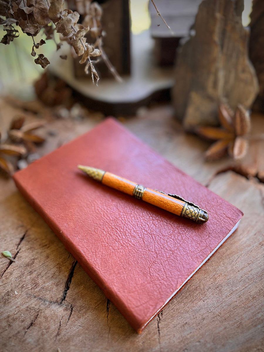 Soul Weaver's Field Book - A5 Tan Leather Journal
