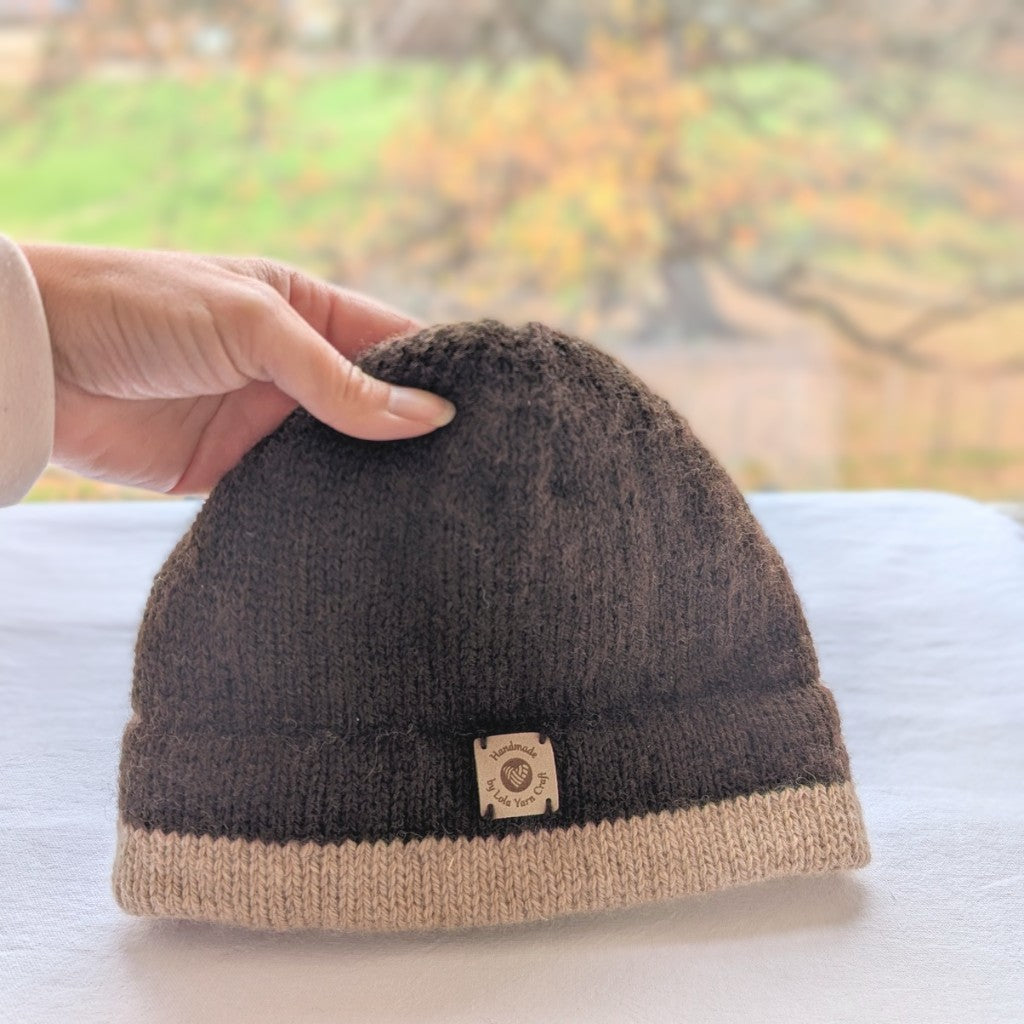 Natural Alpaca Beanie