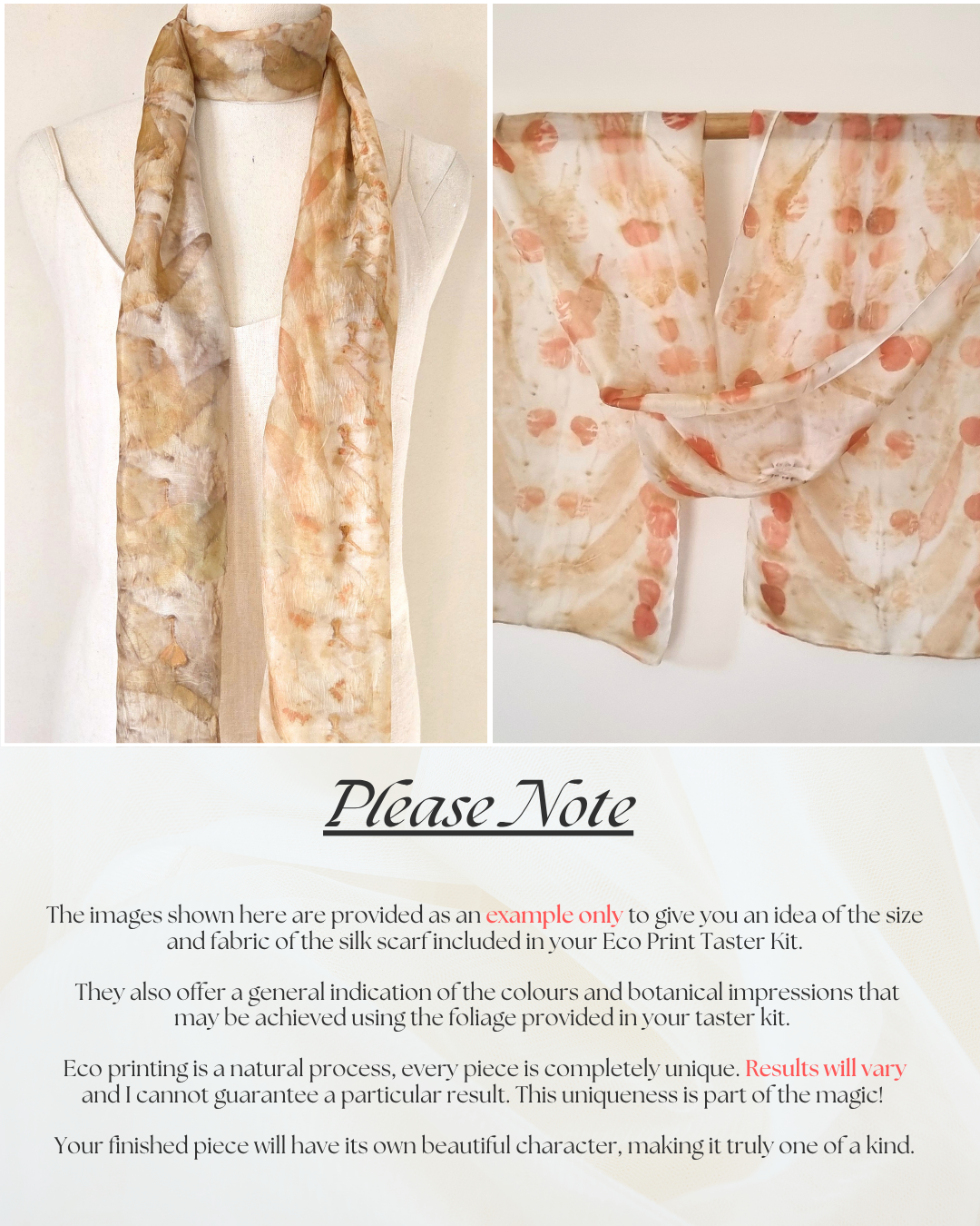 Eco Printing Taster Kit