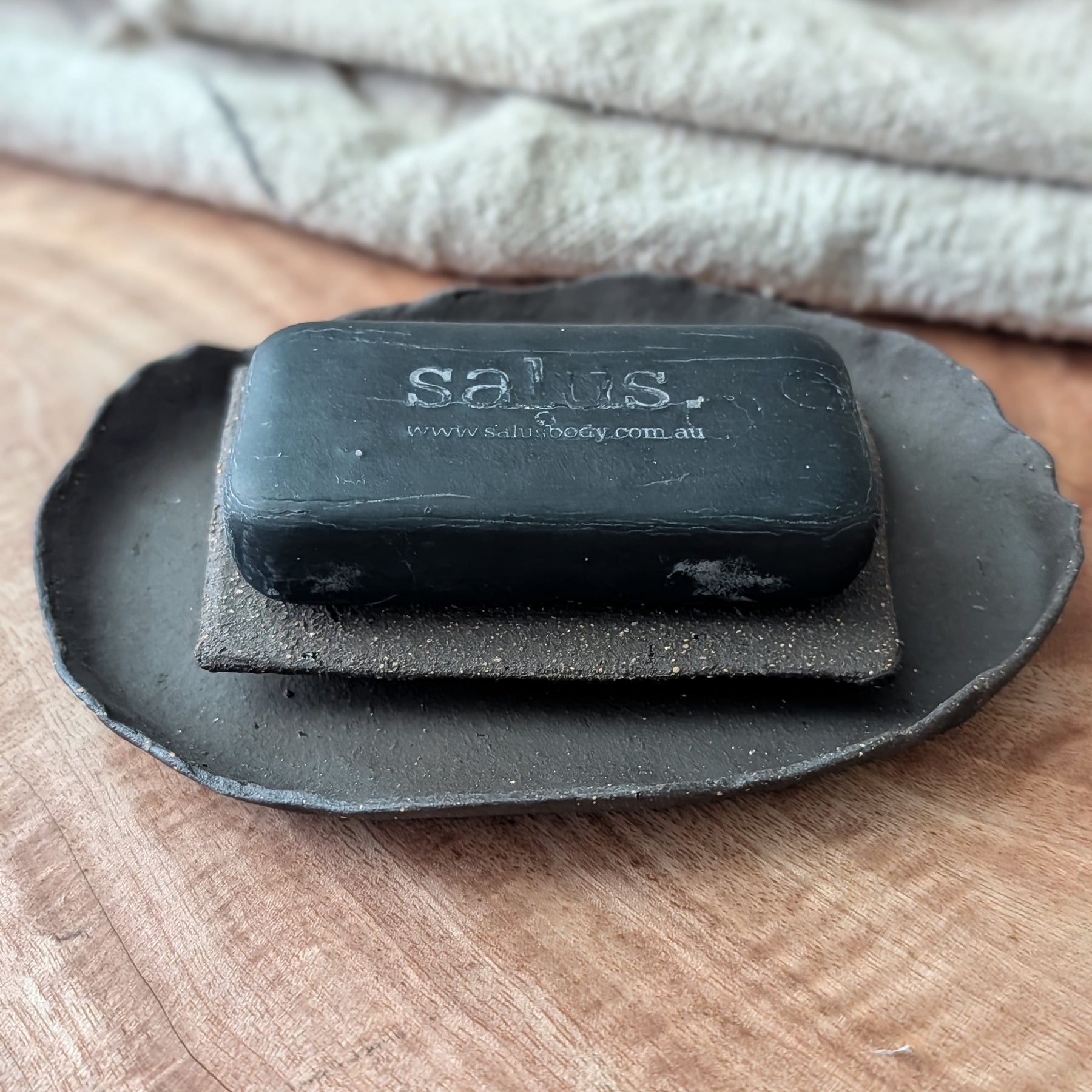 Handmade Ceramic Soap Tray Set | earthy • textural • organic