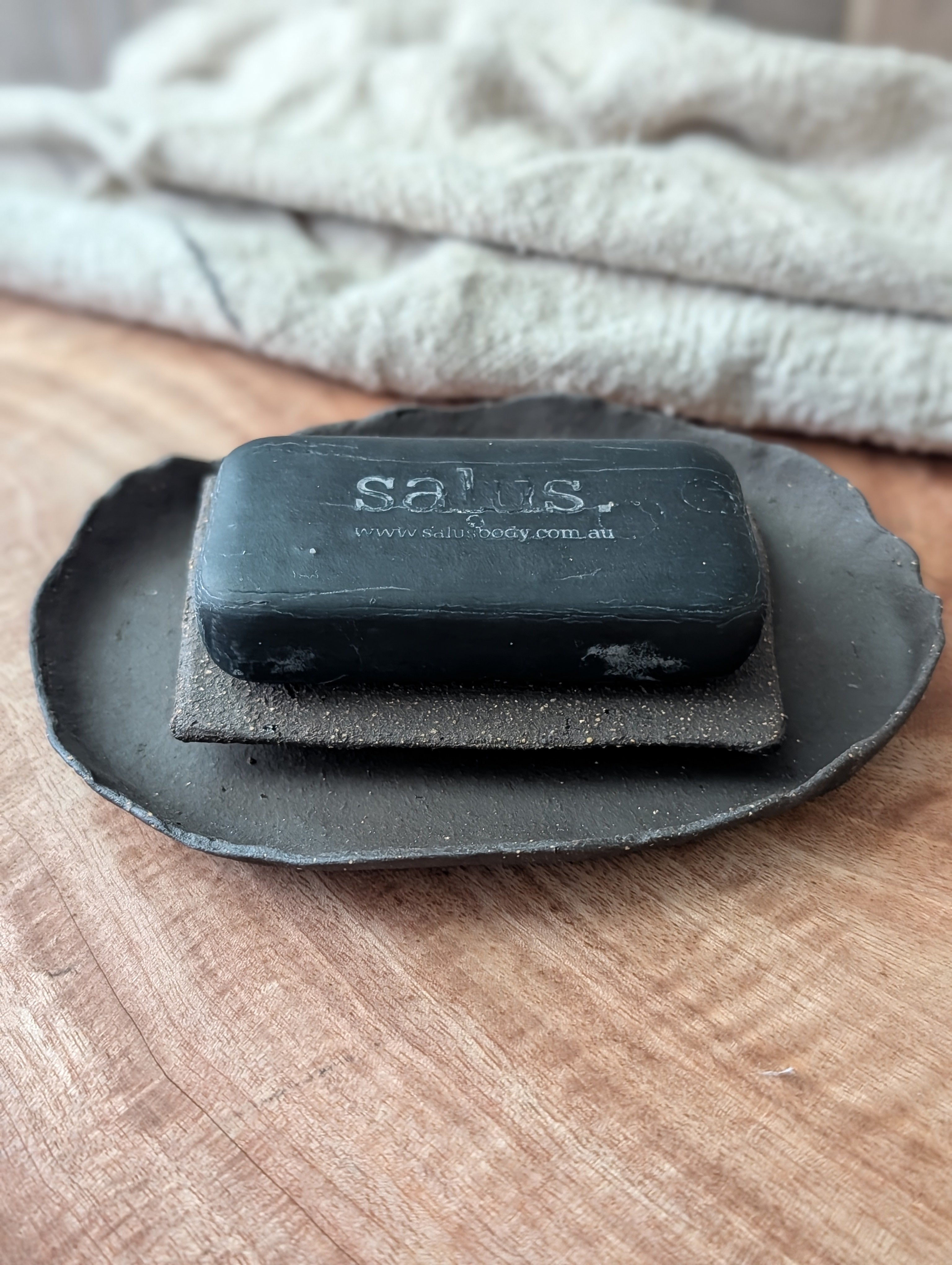 Handmade Ceramic Soap Tray Set | earthy • textural • organic