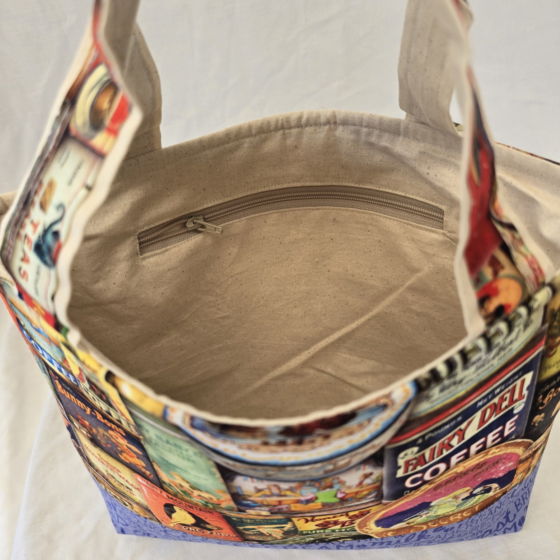 Handmade | Classic Handbag | Coffee Print | Coffee and Cafe Collection