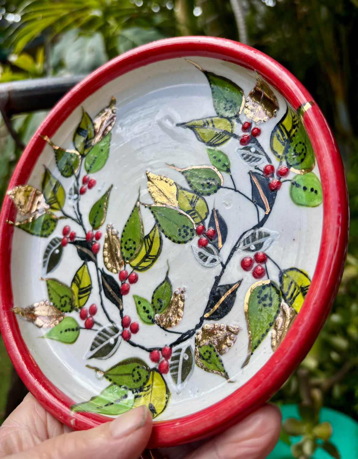 Christmas festive plates