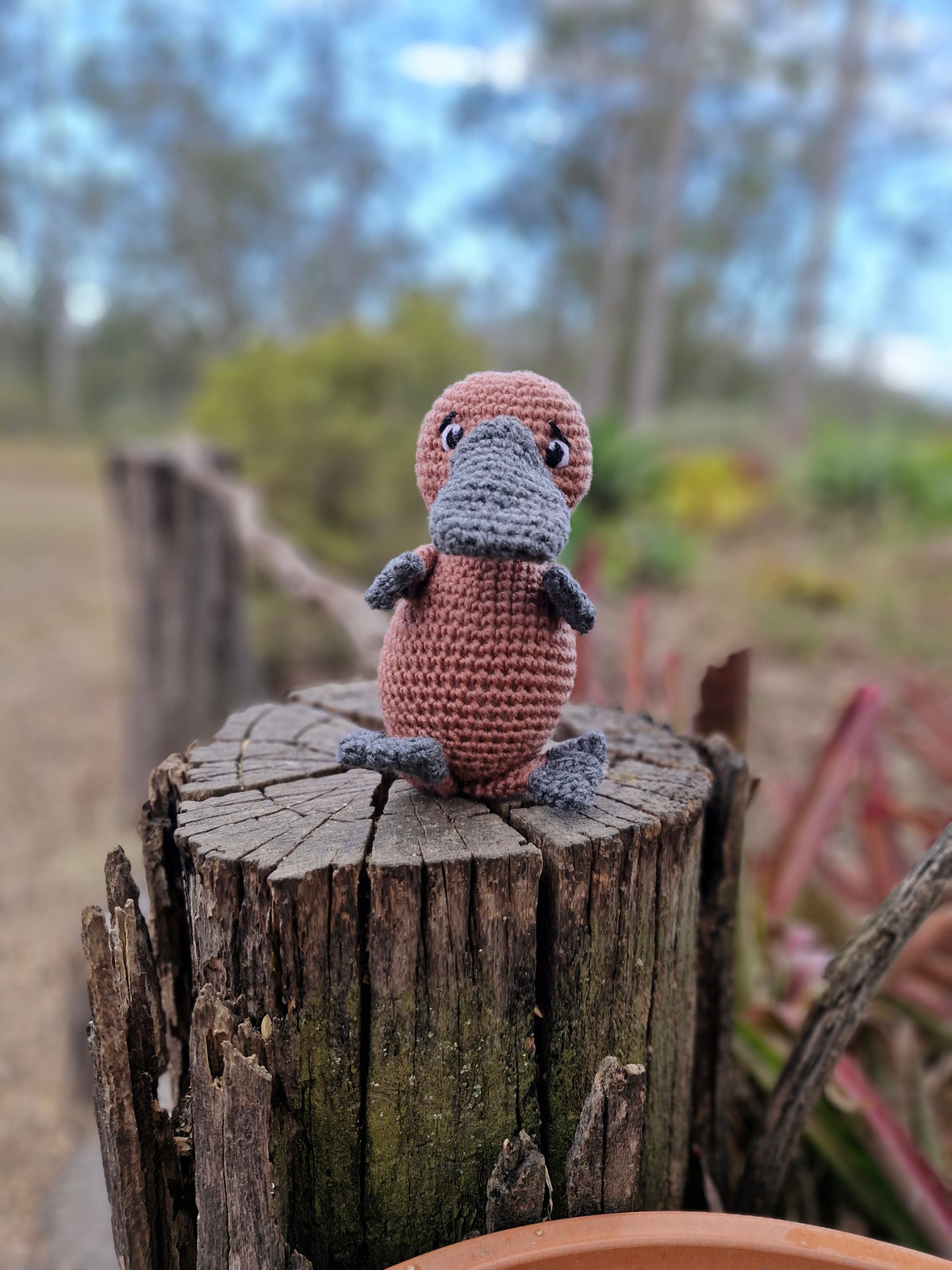 Adorable Baby Platypus Hand Crochet
