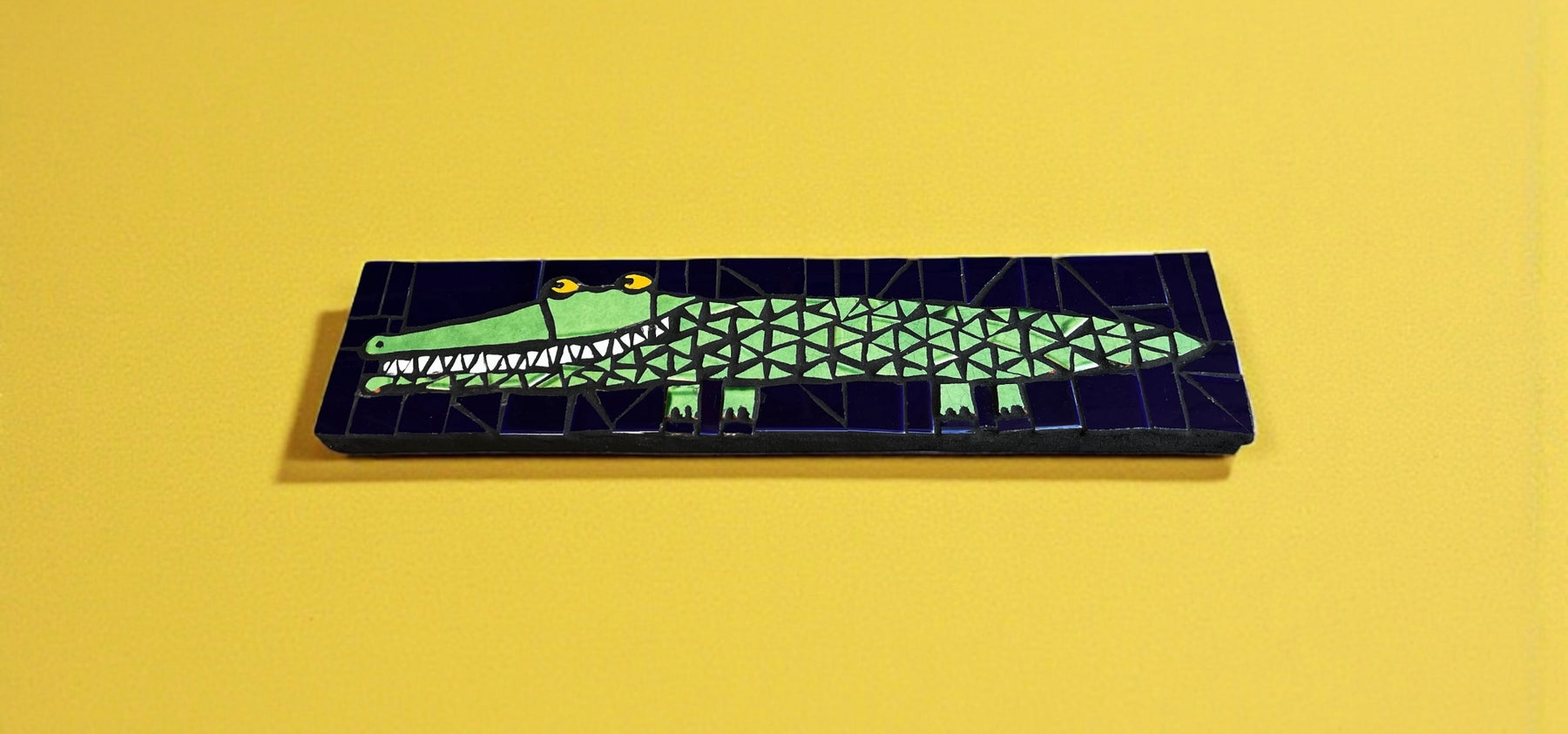 Mosaic Wall Hanging. Croc.