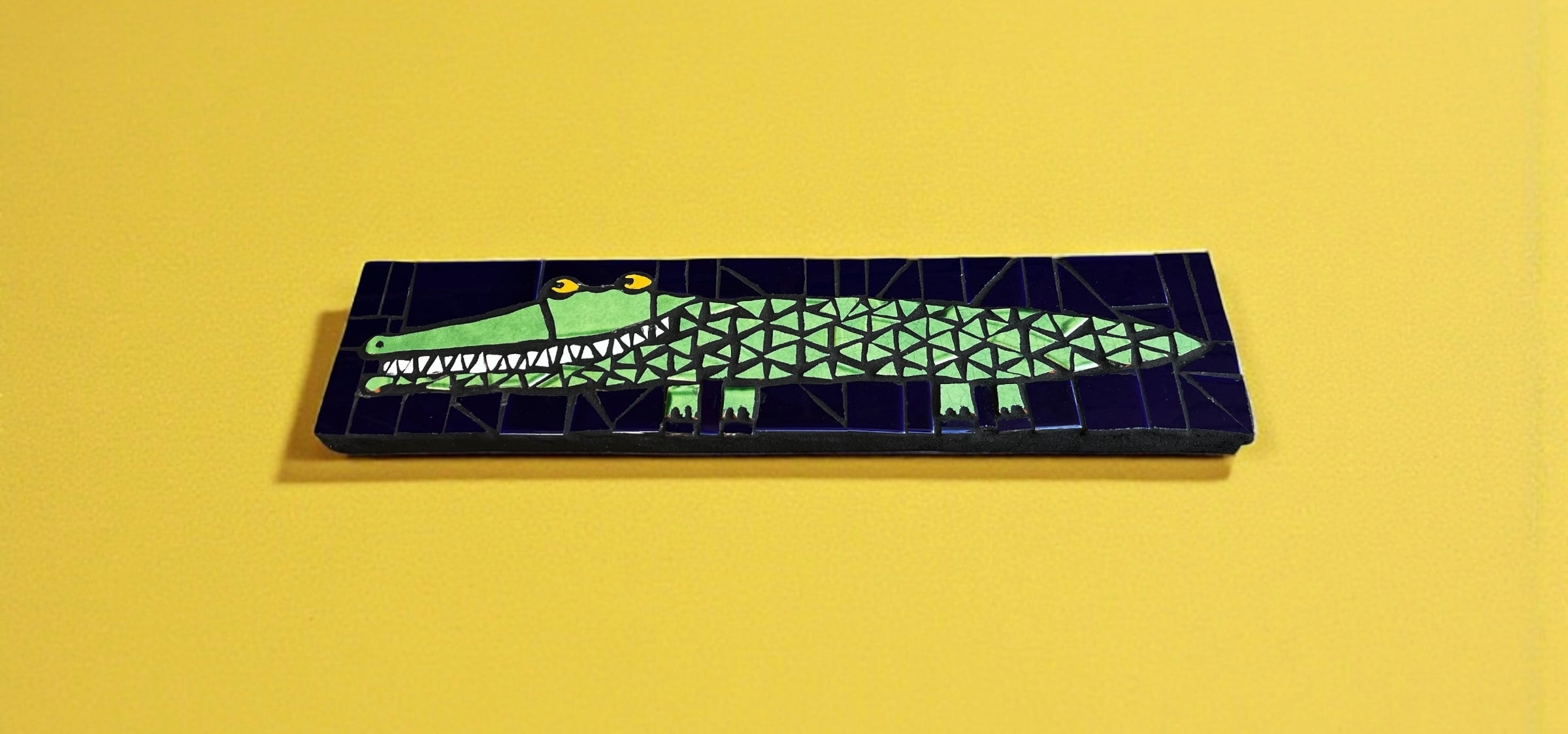 Mosaic Wall Hanging. Croc.