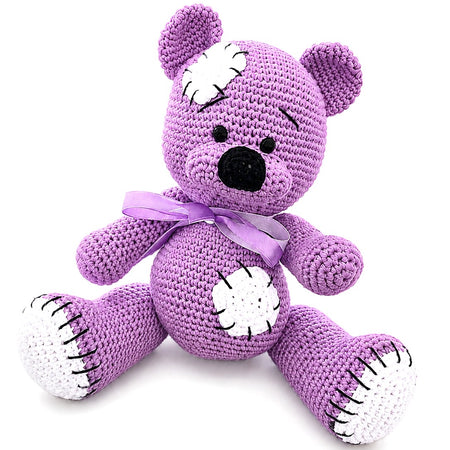 Handmade Crochet Teddy Bear - Organic Cotton - BB29
