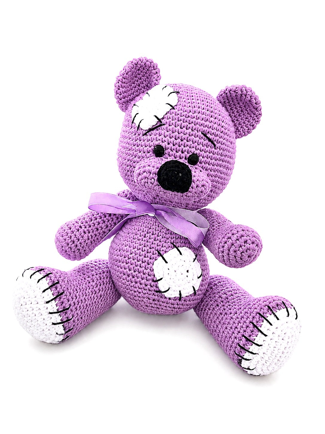 Handmade Crochet Teddy Bear - Organic Cotton - BB29