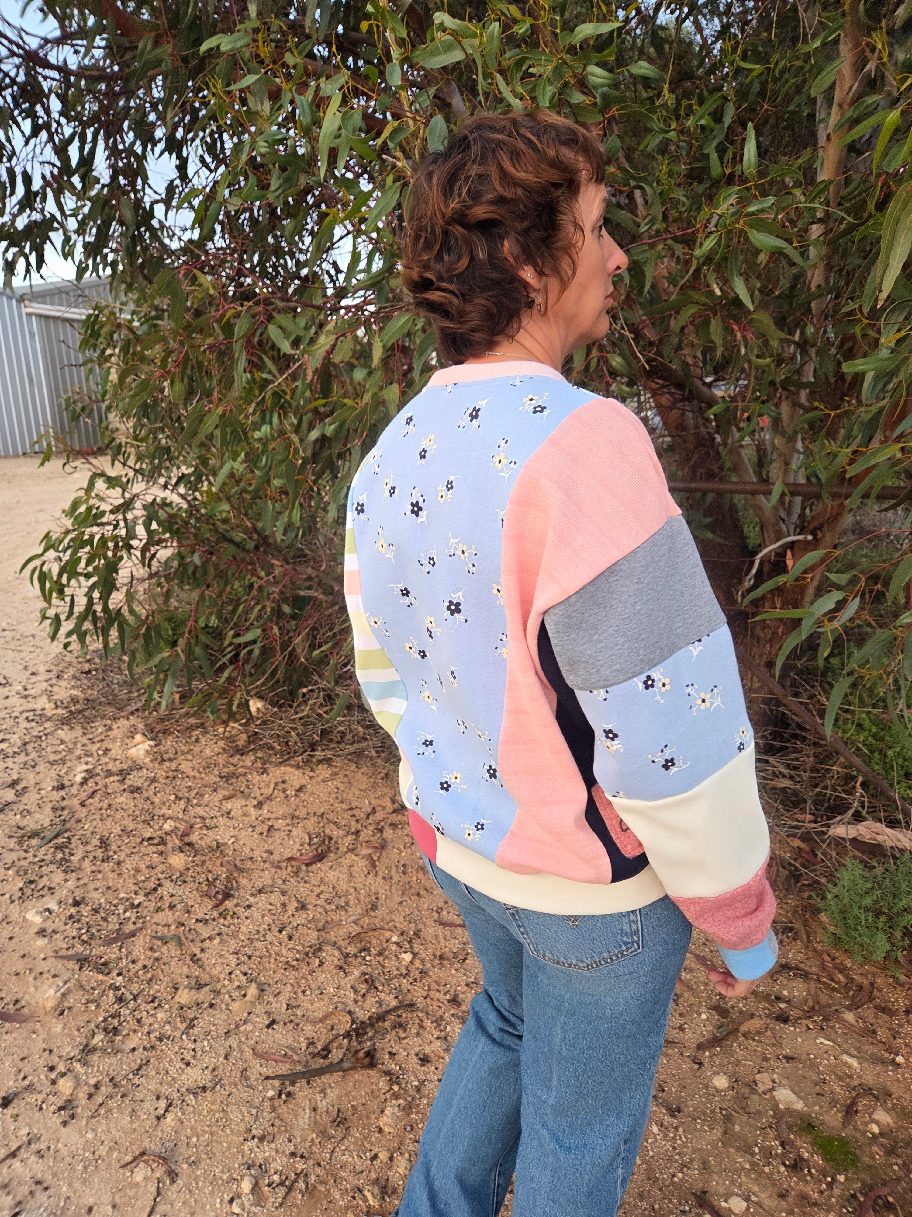 Sweet Pastel - Patchy Fleece - S/M