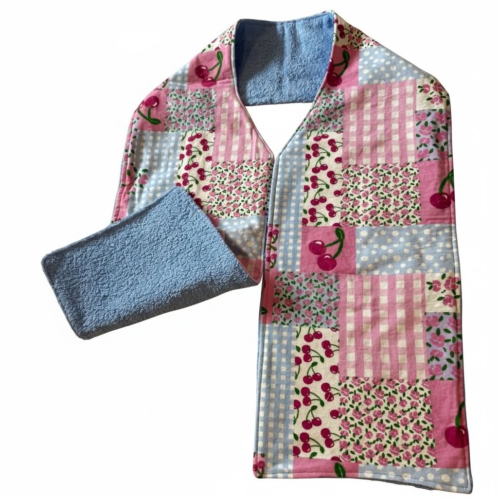 Dignity Scarf Bib for Elderly or Disabled Adults or Medical Needs Cotton or Flannelette