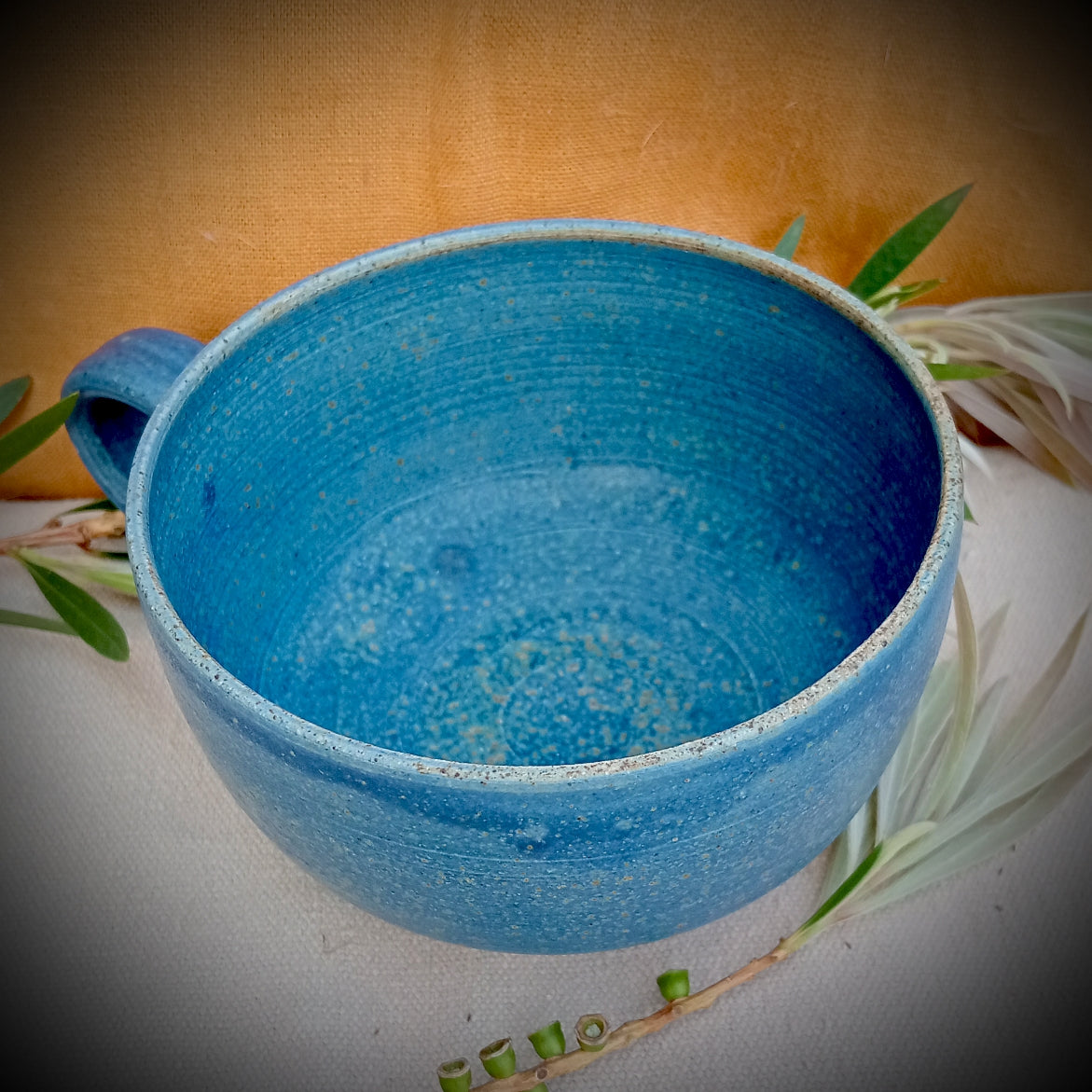 Blue Capuchino cup (A)