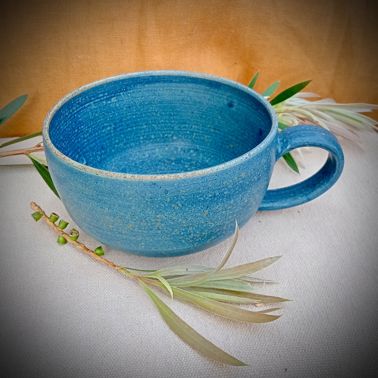 Blue Capuchino cup (A)