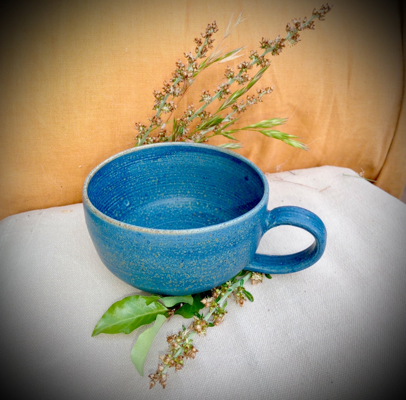 Blue Capuchino cup (A)