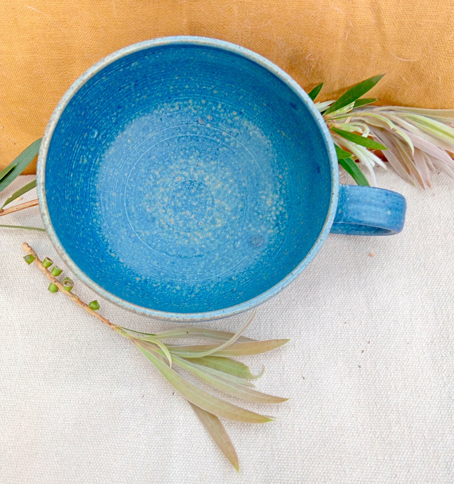 Blue Capuchino cup (A)