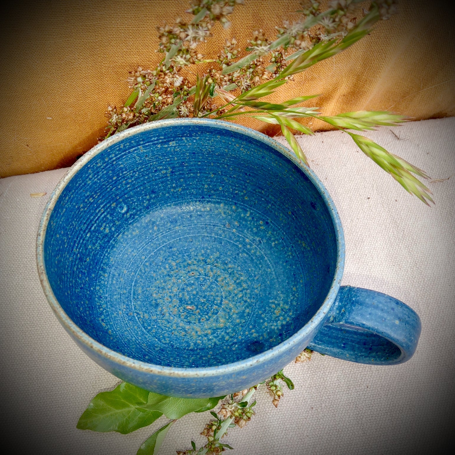 Blue Capuchino cup (A)