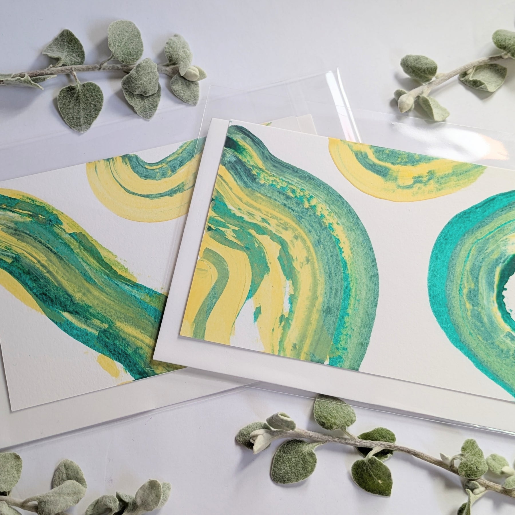 Hand Printed Greeting Cards
