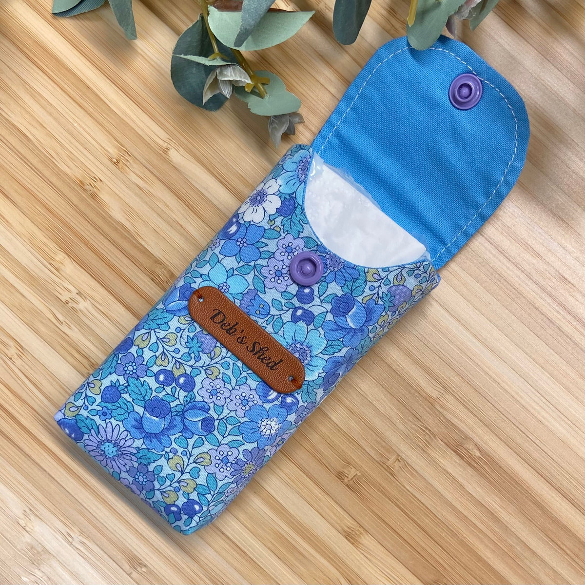 Tissue Wallet Ruler Floral Tissue Wallet