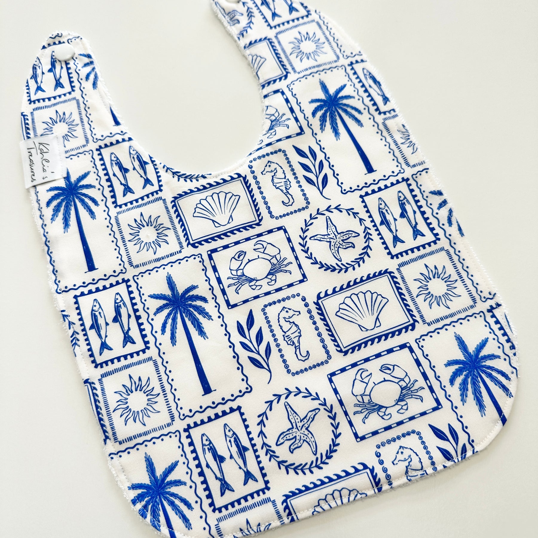 Dolce blue bib