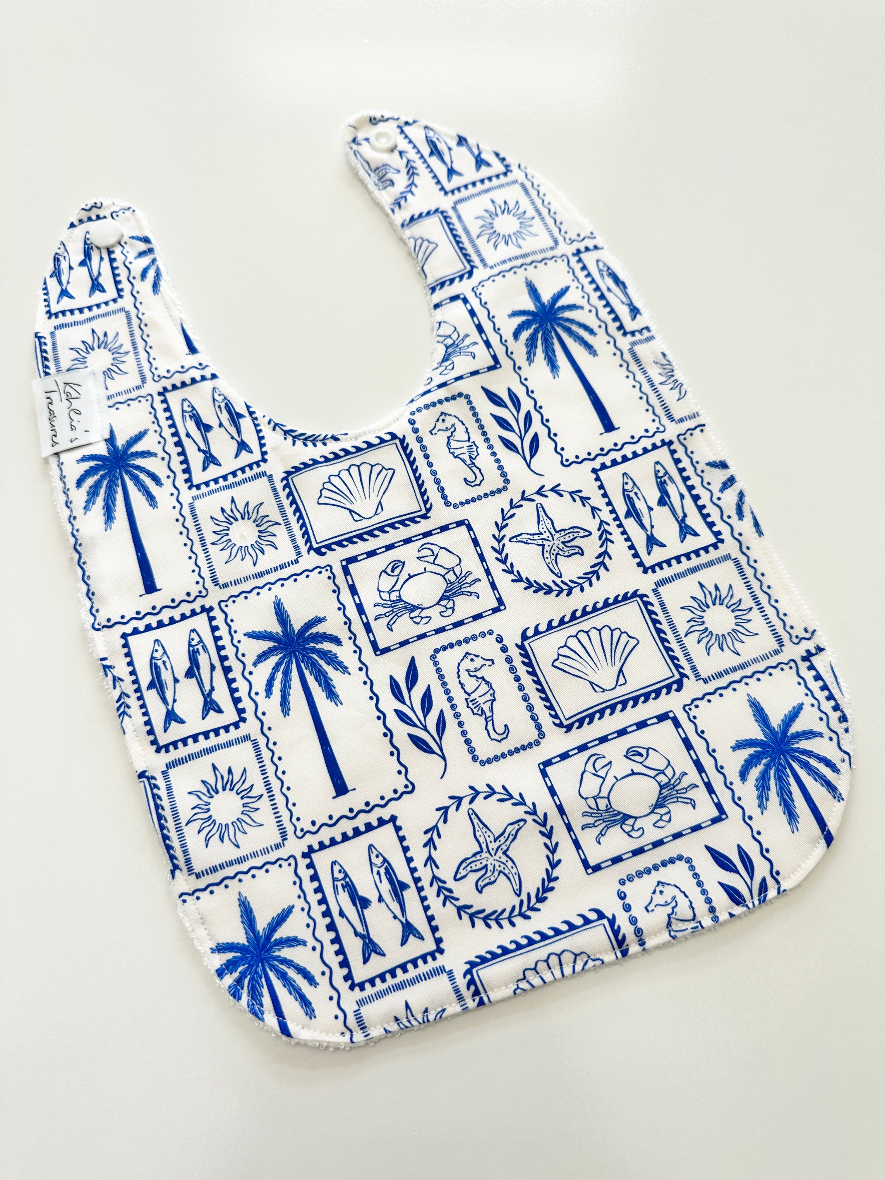 Dolce blue bib