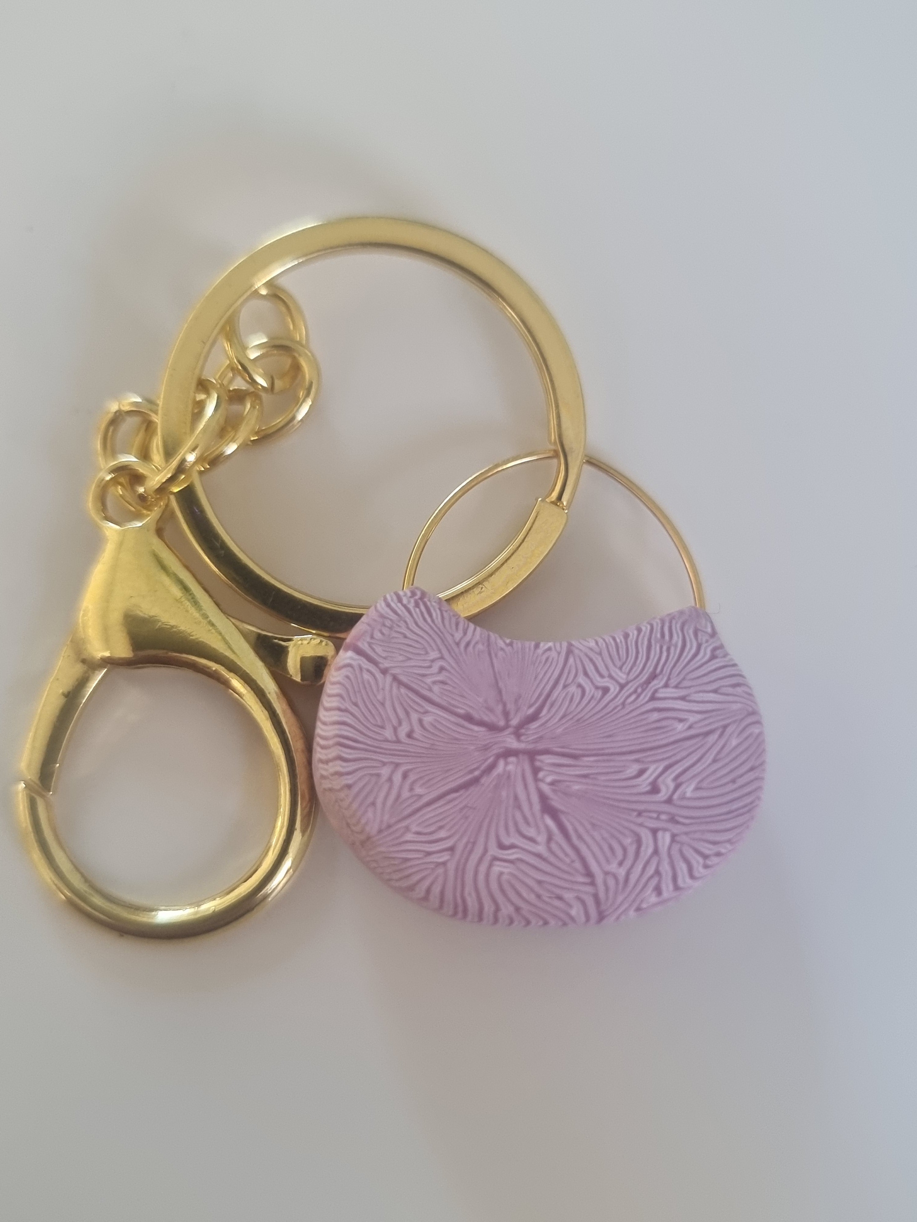 Mini Handbag Keychain - Magenta