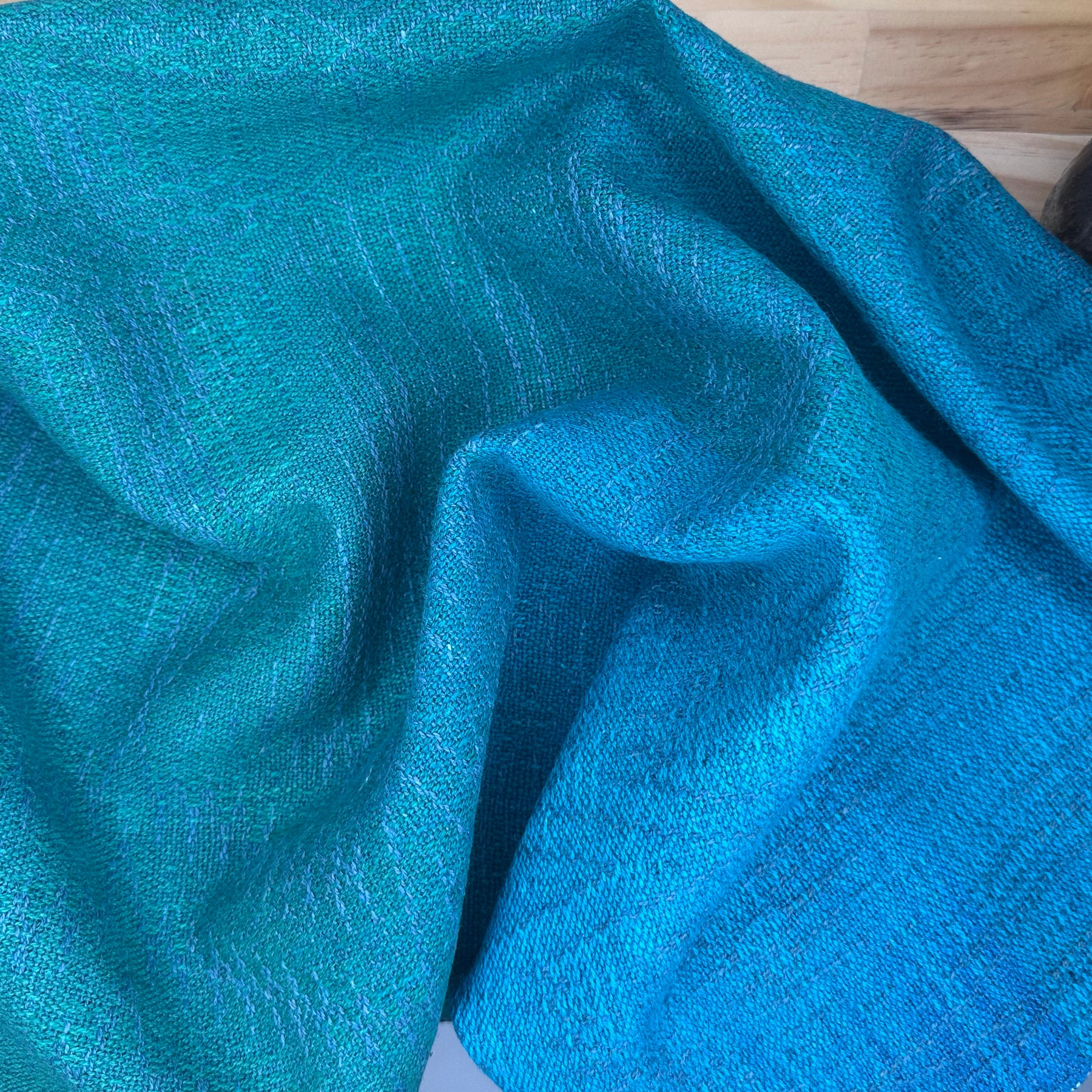 Hand-Dyed and Handwoven Linen/Cotton Tea Towels
