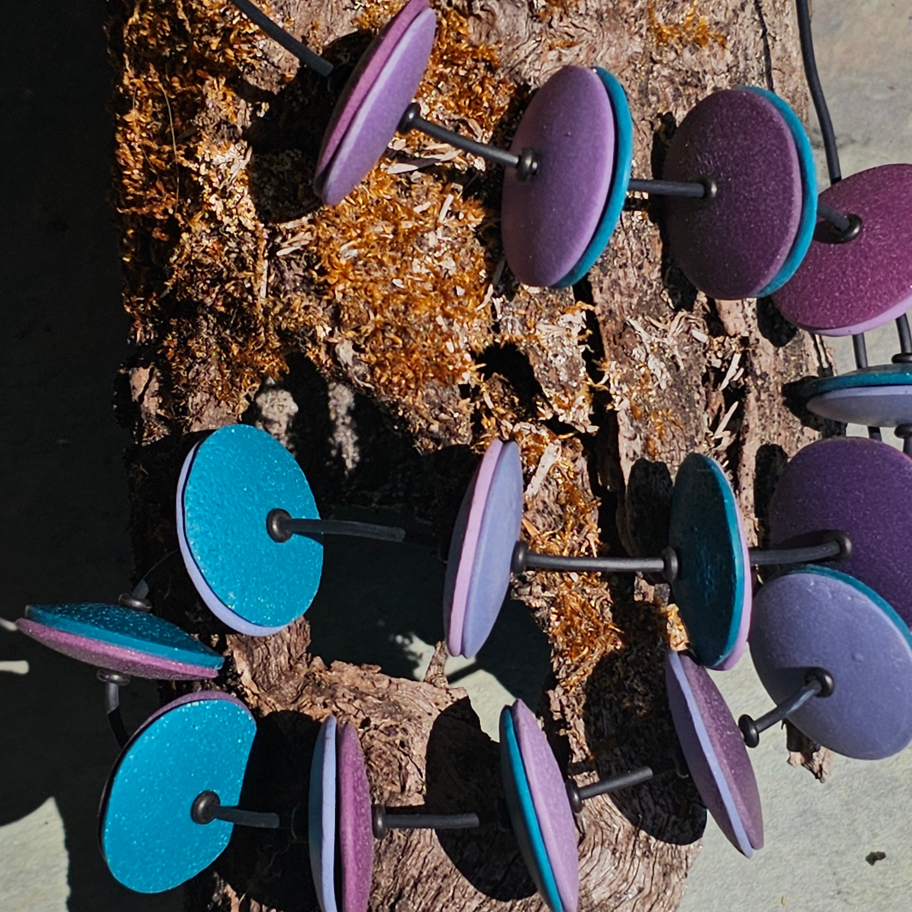 TIDES OF COLOUR - POLYMER CLAY NECKLACE