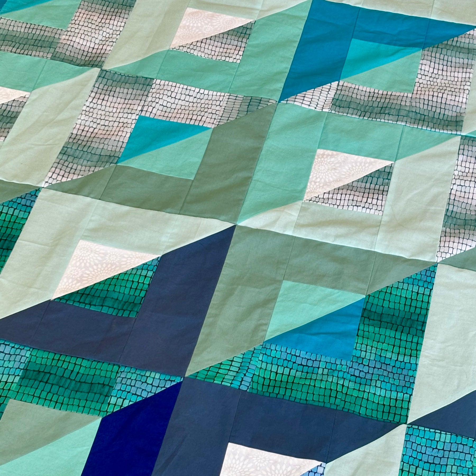 Custom queen quilt Heather