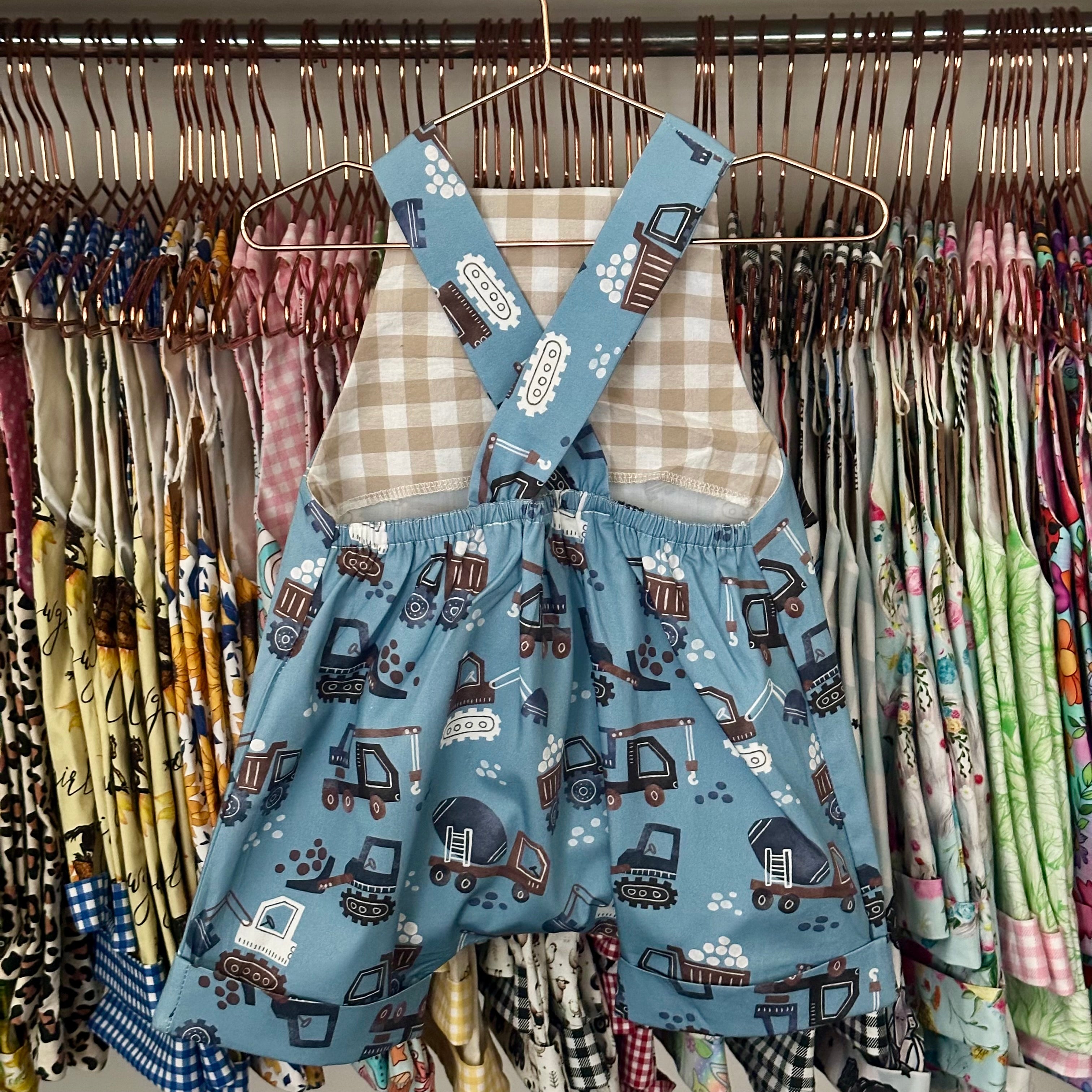 Construction Crew Handmade Overalls/Adventure Collection