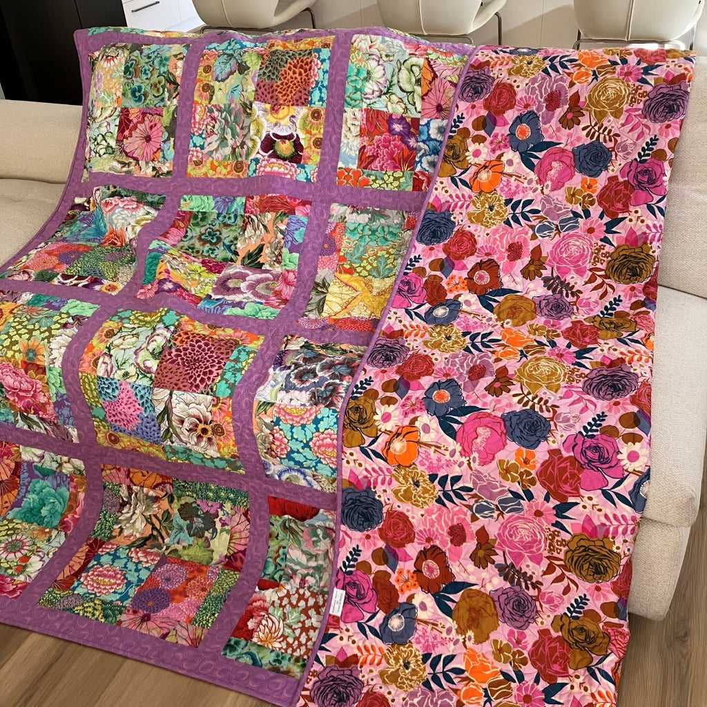 patchwork quilt handmade Australia - Kaffe Fassett fabrics
