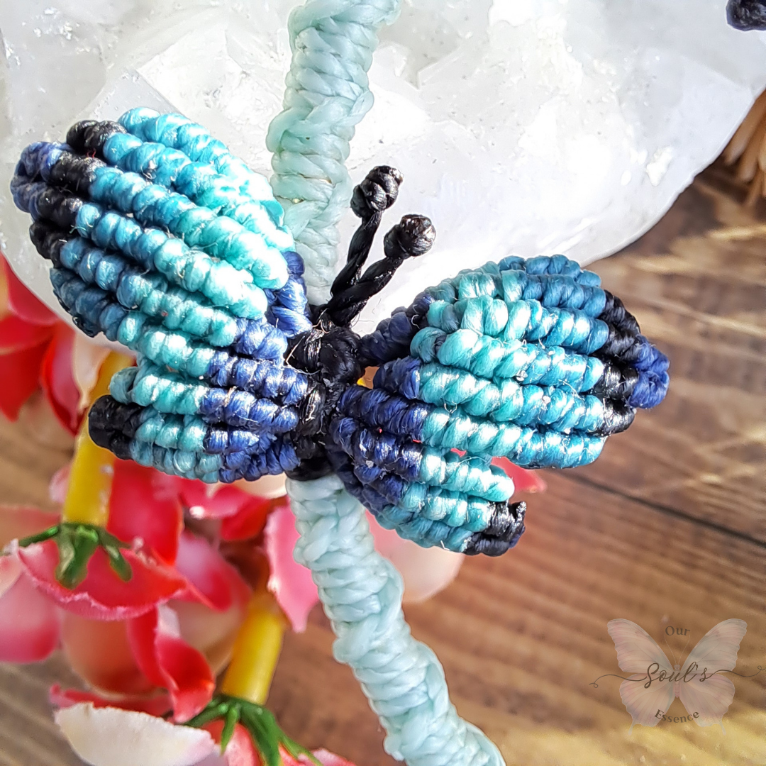 Tourmalinated Quartz Micro Macramé Tree Decor
