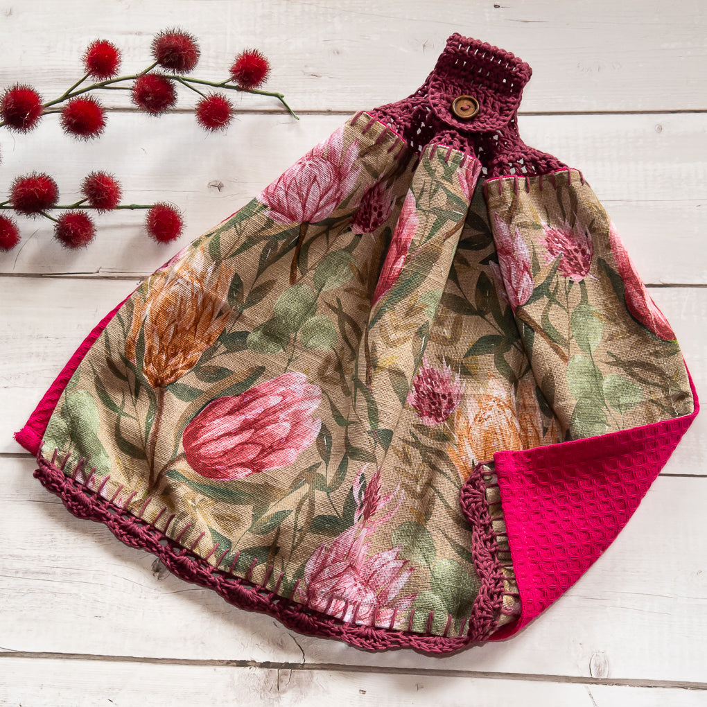 Hanging Tea Towels - Double Sided - Cotton