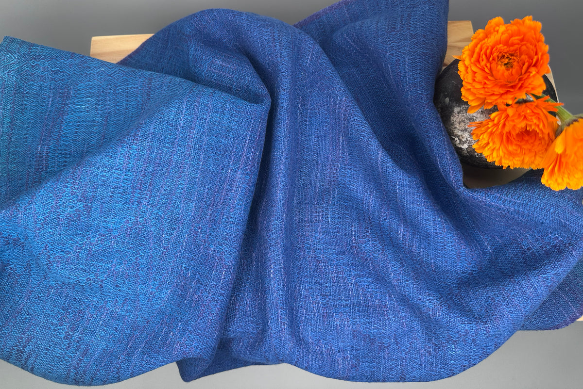 Hand-Dyed and Handwoven Linen/Cotton Tea Towels