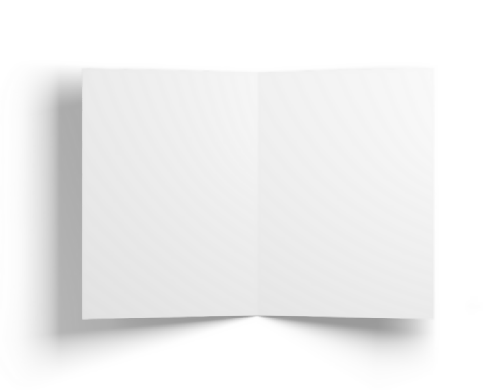 Blank greeting card, landscape