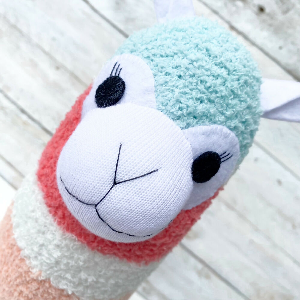 Andy the Sock Alpaca - READY TO SHIP soft toy llama
