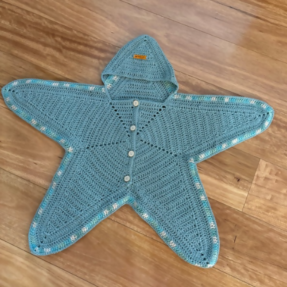 Infants crocheted Starsuit