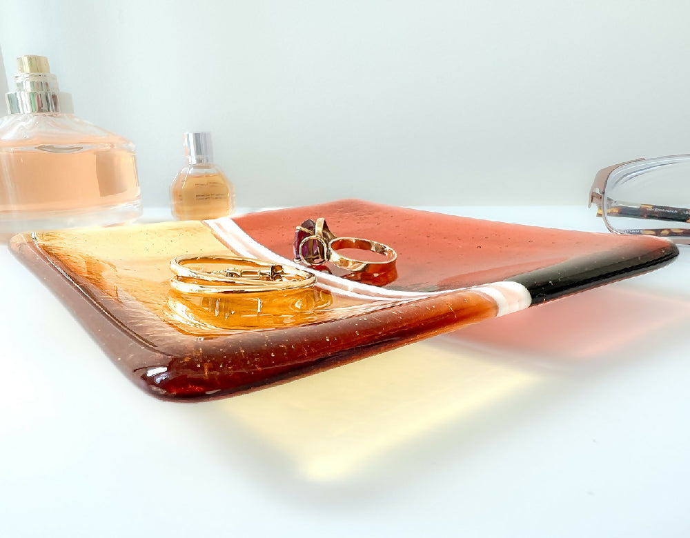 Duo Plate - Coral Striker Amber - Corner Edge