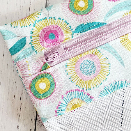 Wash Bag, Large - Lingerie/Delicates, Native Floral