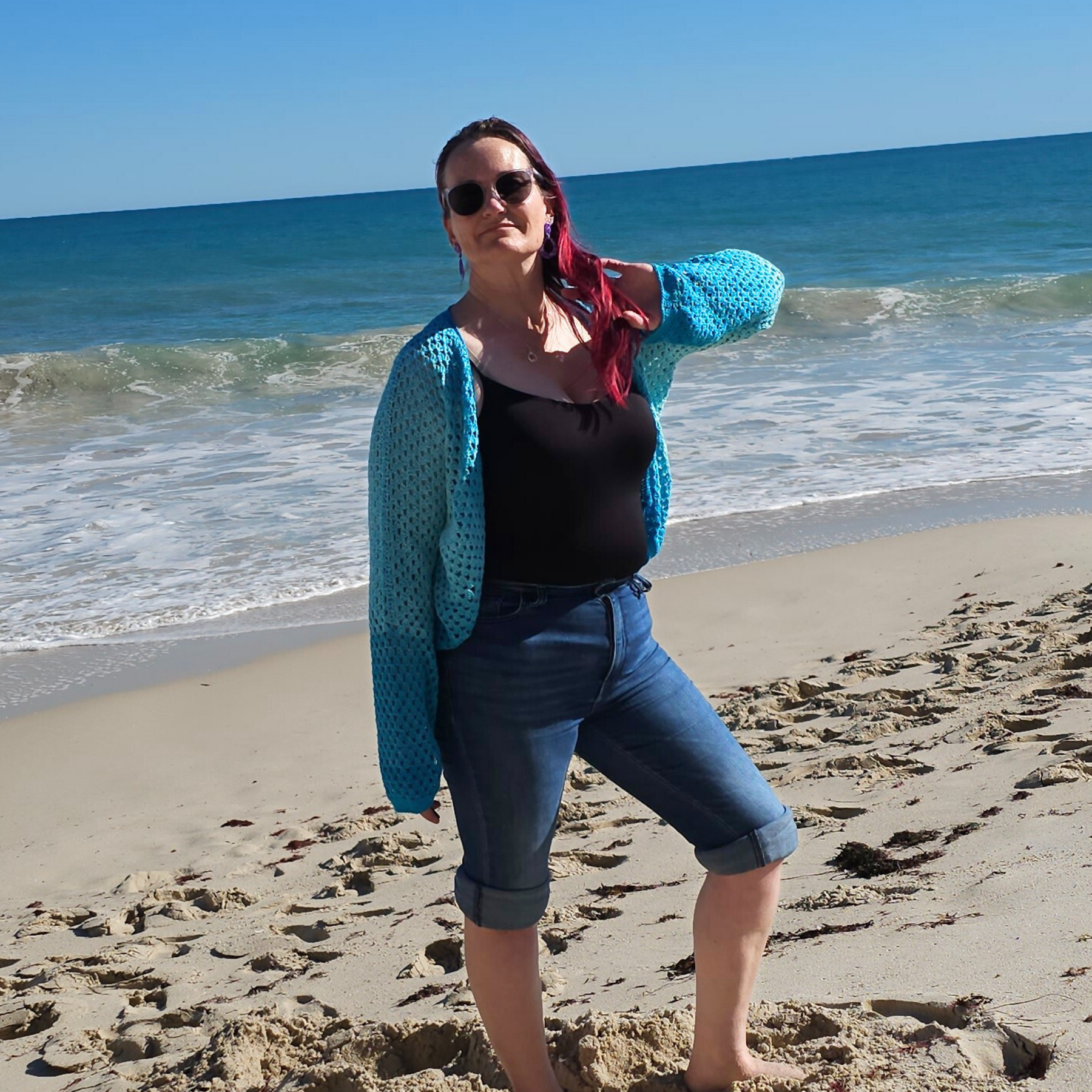 Hexagon Granny Cardigan