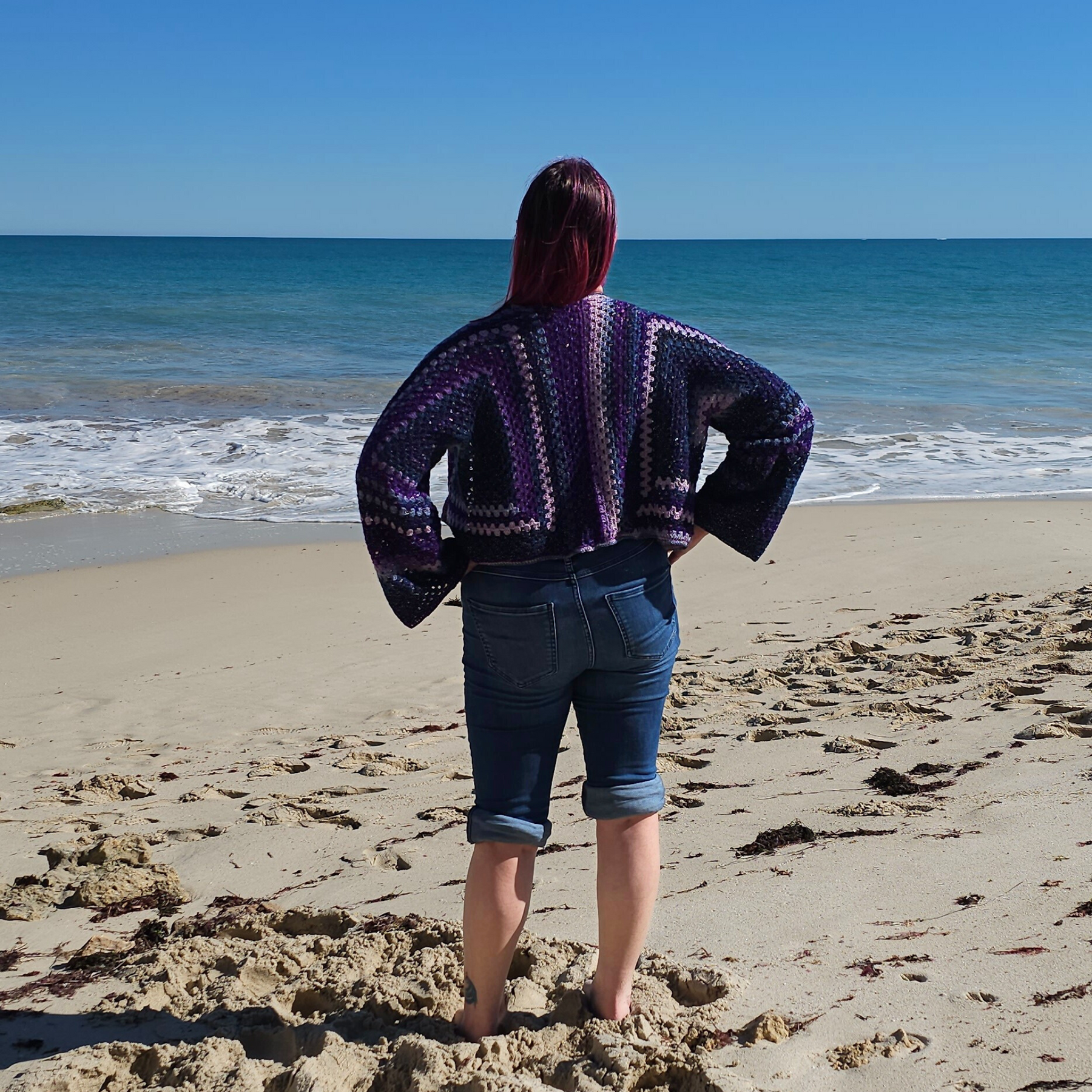 Hexagon Granny Cardigan
