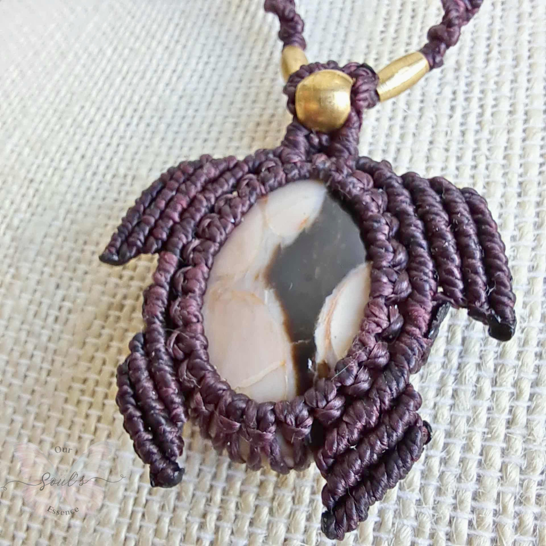 Peanut Wood Turtle Necklace