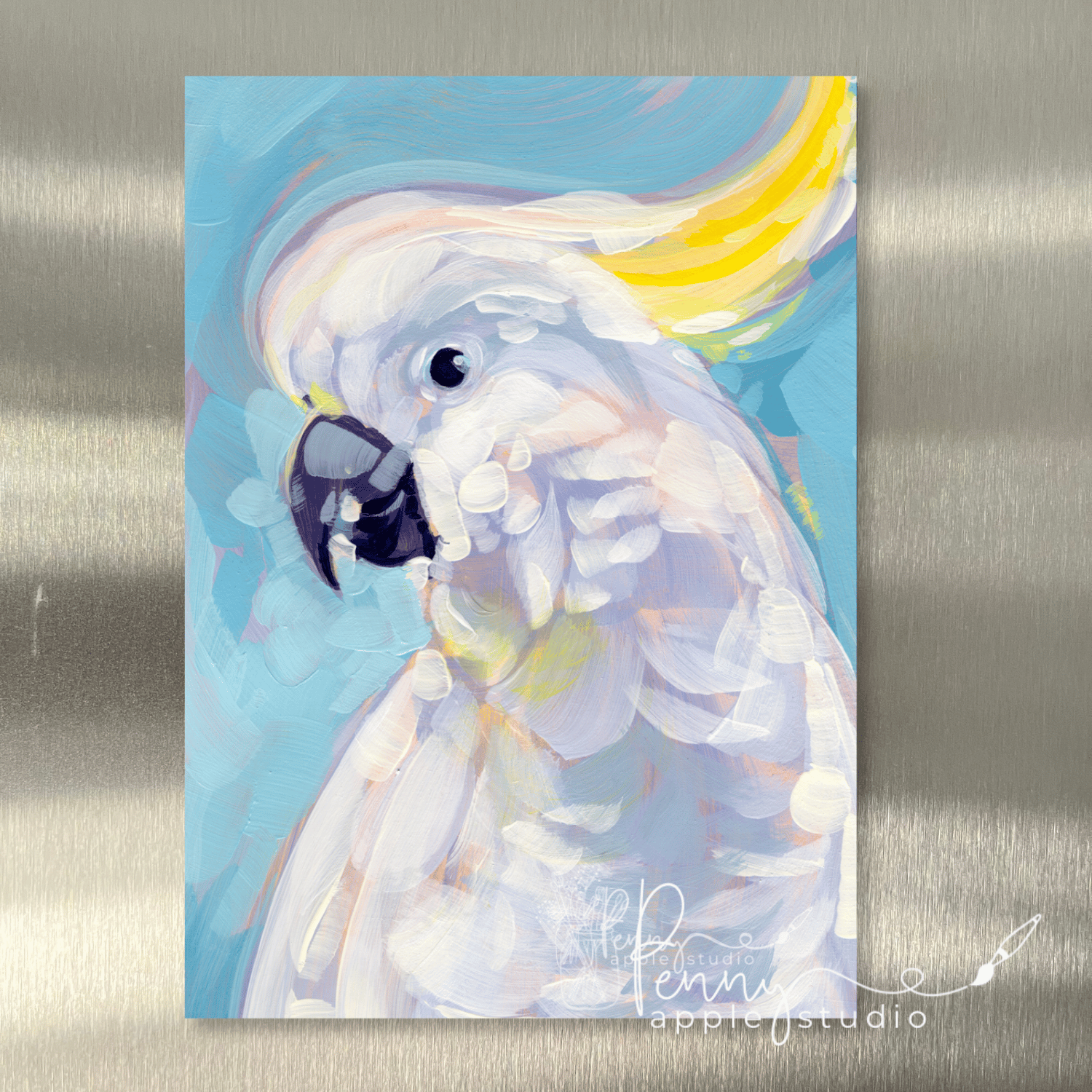 (1) Australian Bird Fridge Magnet – Expressive Mini Art