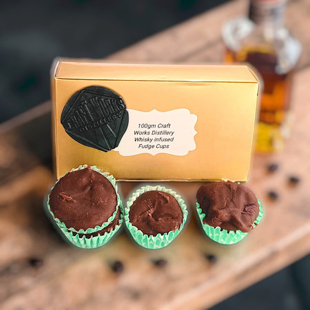 100gm Craft Works Whisky infused Fudge